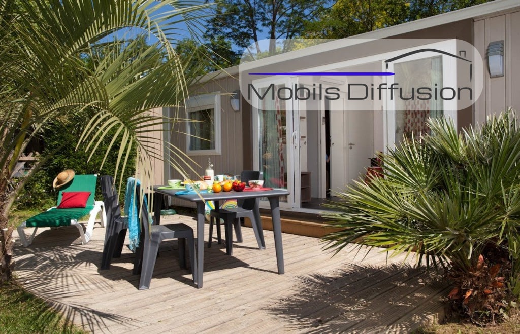 Mobils Diffusion - Mobil-home d’occasion haut de gamme – 3 ch – année 2017