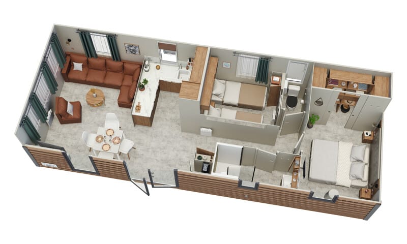Mobils Diffusion - Mobil-home IRM Habitat 2 chambres neuf – Rêve d’été – 2023
