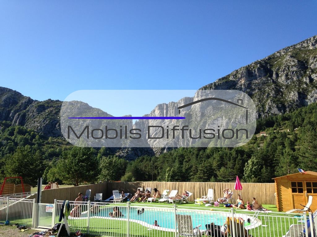 Mobils Diffusion - Pitch for mobile home in a campsite in the Alpes-Maritimes