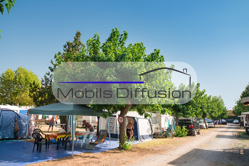 Mobils Diffusion - Pitch for mobile home in a superb campsite in the Hérault