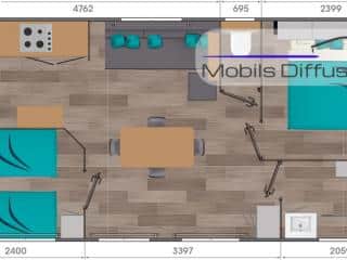 Mobils Diffusion - Mobil-home d’occasion – Louisiane Savanah Privilège – Climatisation