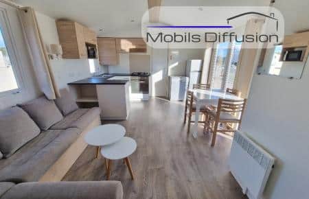 Mobils Diffusion - Mobil-home d’occasion – IRM Aventura – 3 chambres, 2 salles d’eau, climatisation