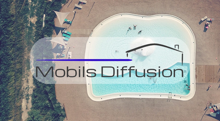 Mobils Diffusion - Mobile home plot on a campsite in the Camargue ponds