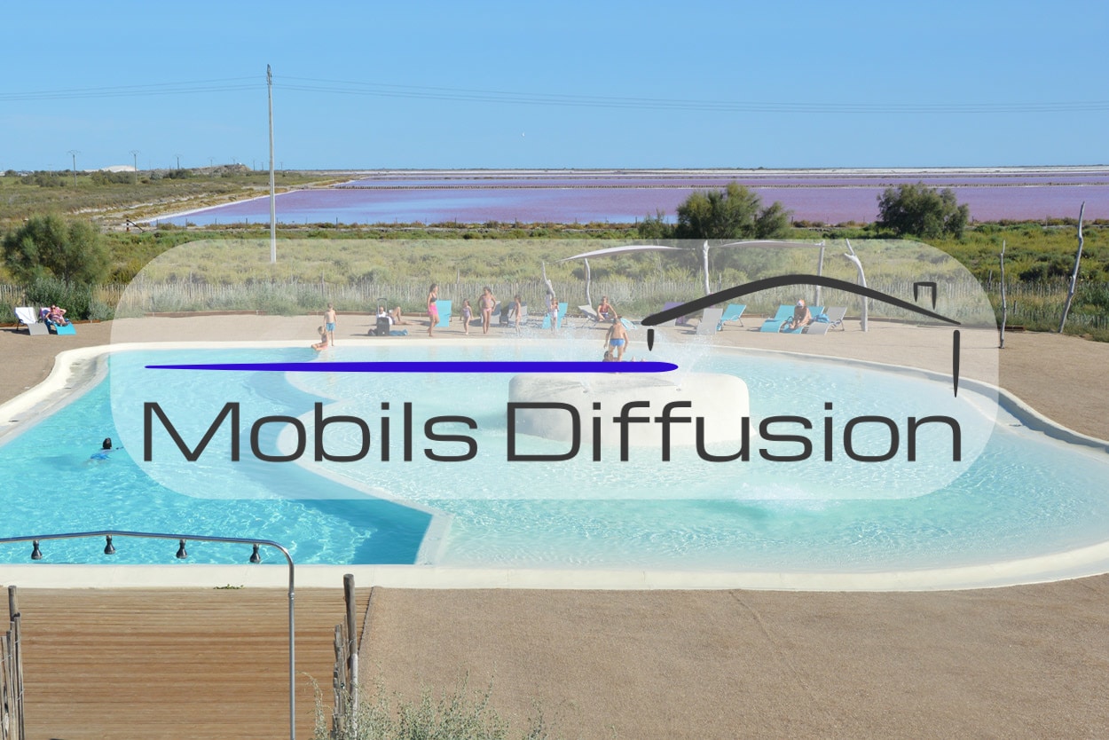 Mobils Diffusion - Mobile home plot on a campsite in the Camargue ponds