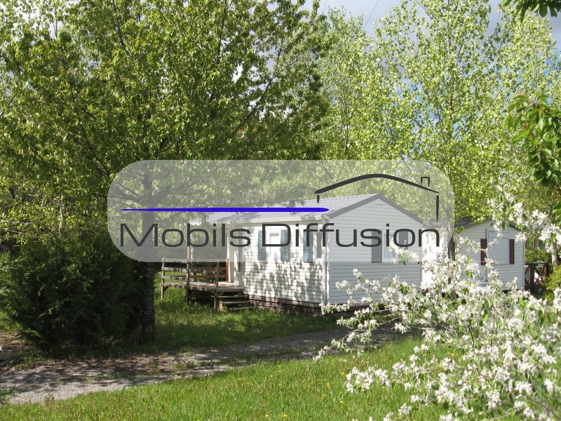 Mobils Diffusion - Plot of land for mobile home on the edge of a large lake in the Hautes-Alpes