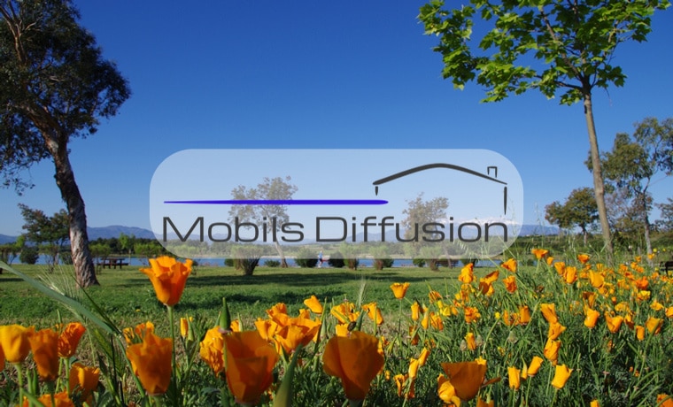 Mobils Diffusion - Plot of land for mobile home in a campsite between sea and mountain