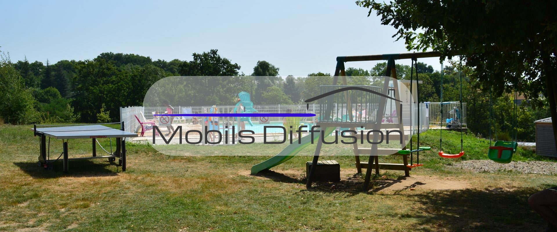 Mobils Diffusion - Plot of land for mobile-home in camping near a lake in Aveyron 12
