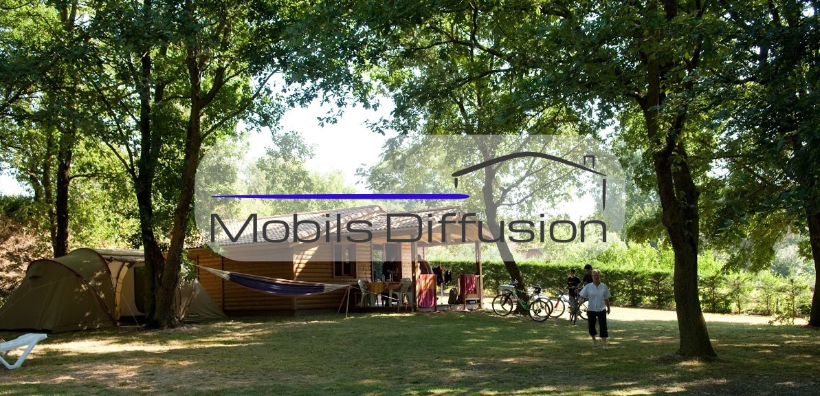 Mobils Diffusion - Mobile home pitch in a campsite in the center of Occitania