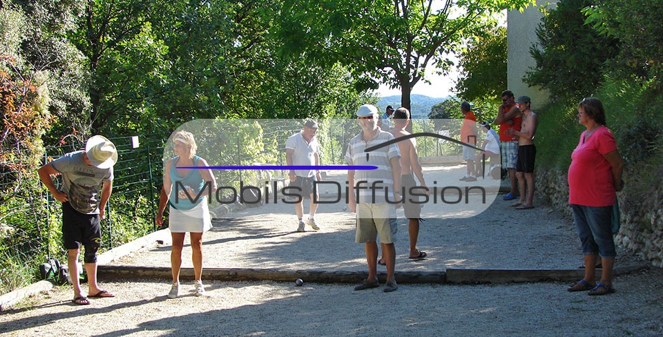 Mobils Diffusion - Plot for mobile home in a campsite in Drôme Provençale
