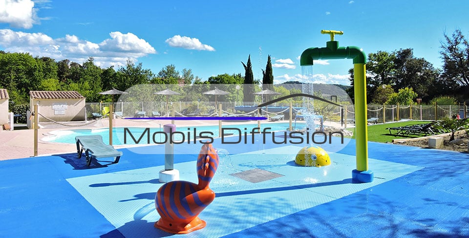 Mobils Diffusion - Parcelle pour mobil-home dans un camping en Drôme Provençale