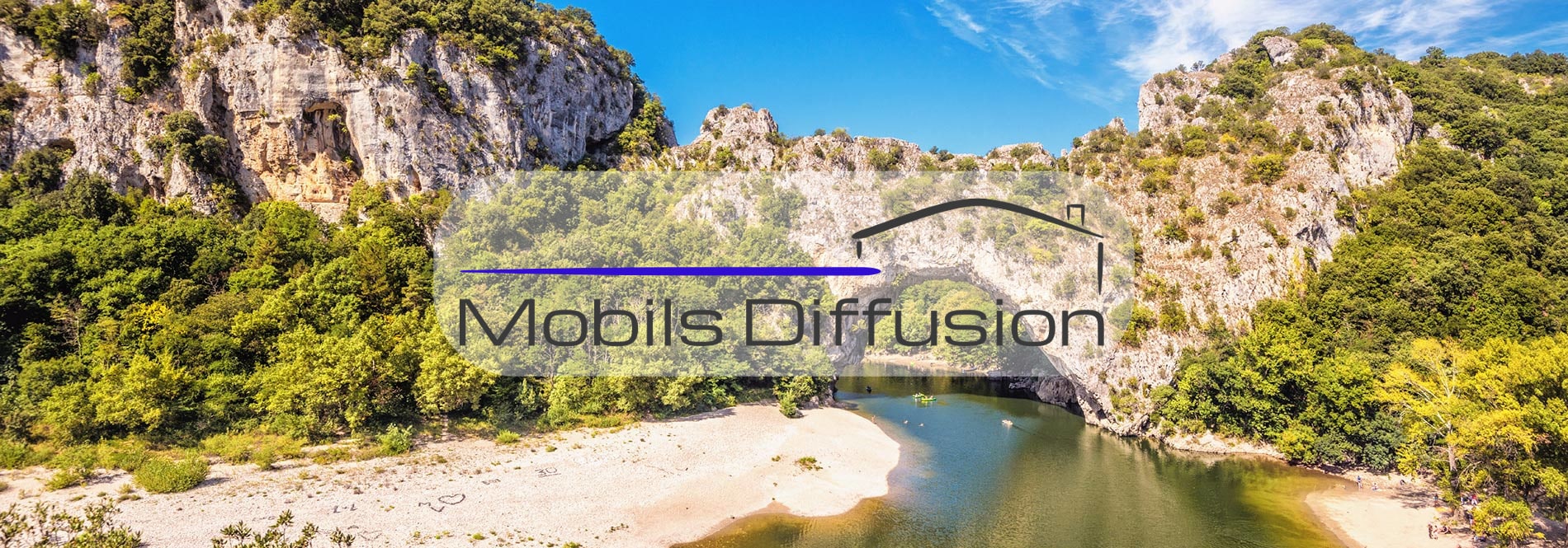 Mobils Diffusion - Plot for mobile home in a family campsite in the Ardèche