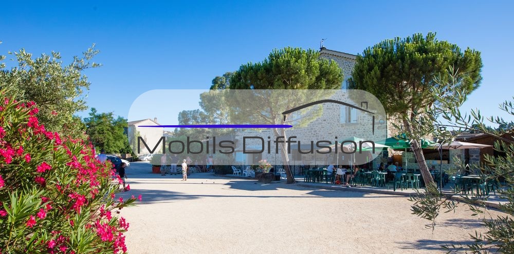 Mobils Diffusion - Plot of land for mobile home in a nice Ardèchois campsite