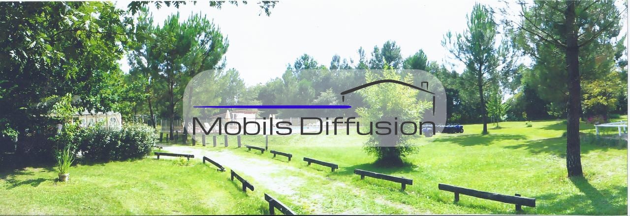 Mobils Diffusion - Parcelle pour mobil-home dans un parc résidentiel des Landes