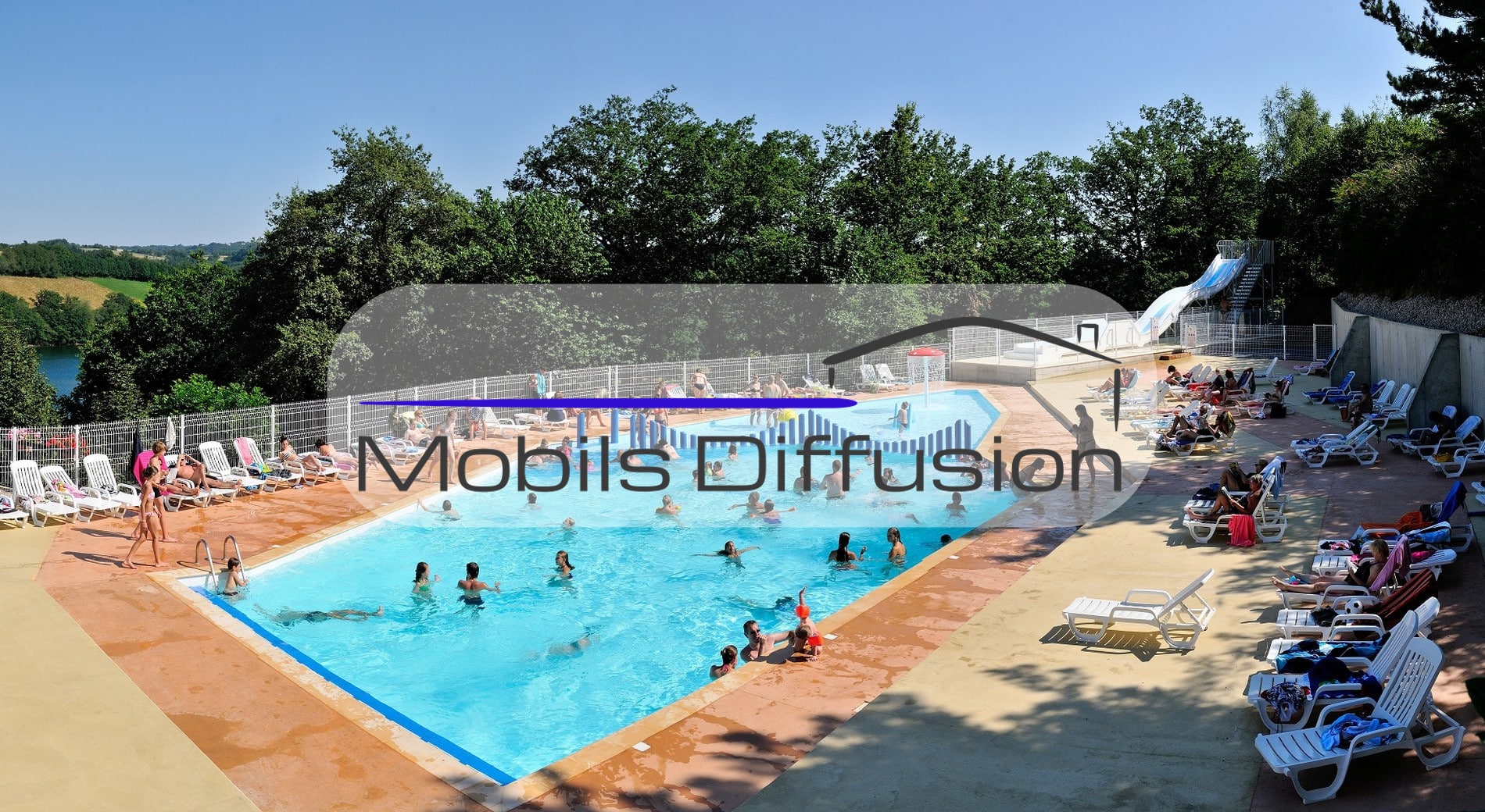 Mobils Diffusion - Plot of land for mobile home in a beautiful campsite in Occitania