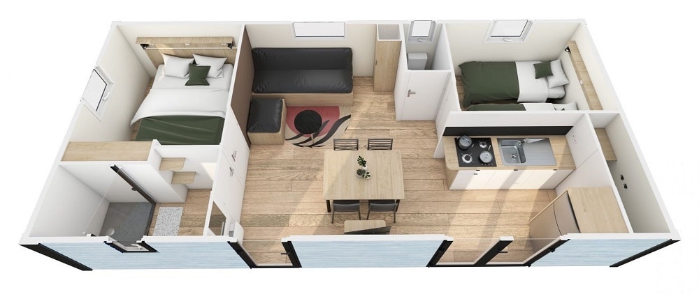 Mobils Diffusion - New mobile home Trigano NEST 33.2 – 2 bedrooms – 2023