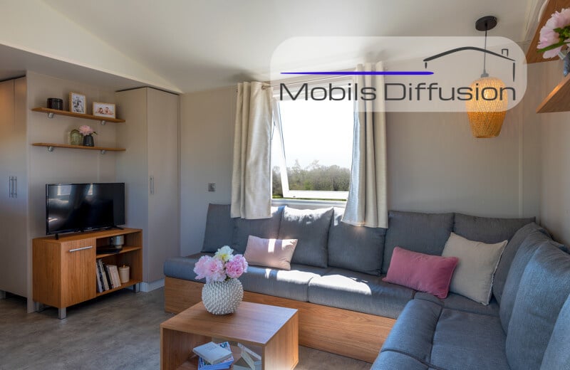 Mobils Diffusion - New mobile home IRM Pivoine – 3 bedrooms and 2 bathrooms – 2023