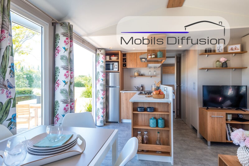 Mobils Diffusion - New mobile home IRM Pivoine – 3 bedrooms and 2 bathrooms – 2023
