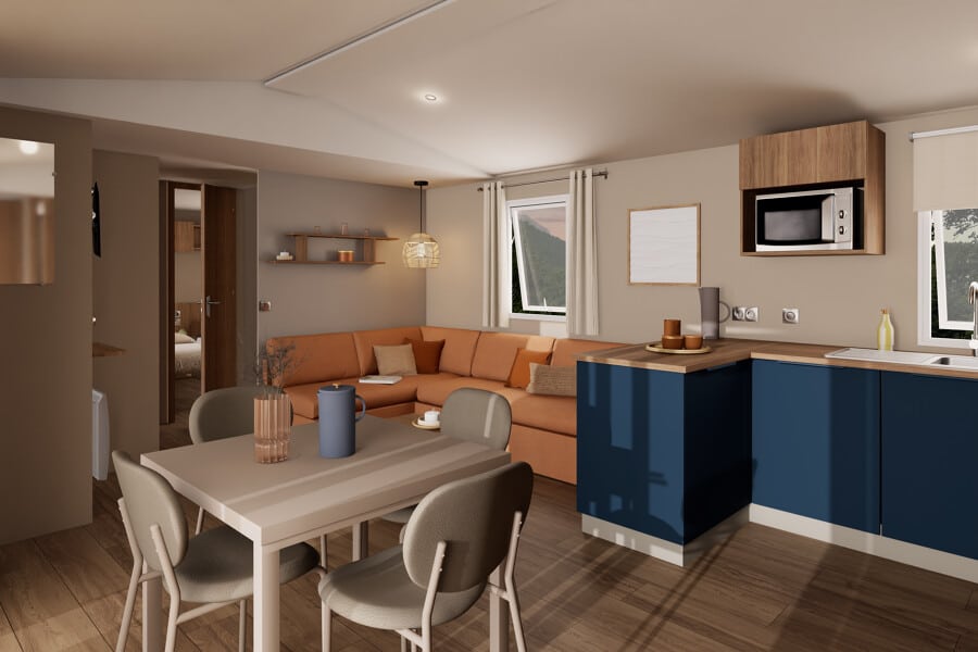 Mobils Diffusion - Mobil-home IRM – 3 chambres 1 salle d&rsquo;eau – Lilas – 2026