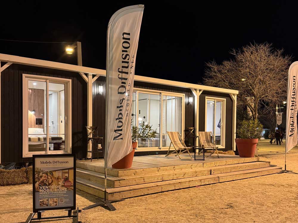 Mobils Diffusion - Mobil-home d&rsquo;occasion – Key West 2 chambres 2 salles d&rsquo;eau – 2024